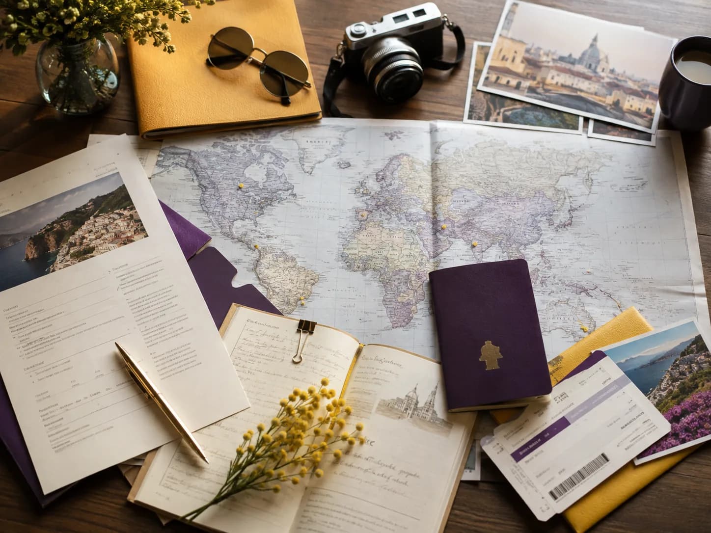 Travel plans and destination research
