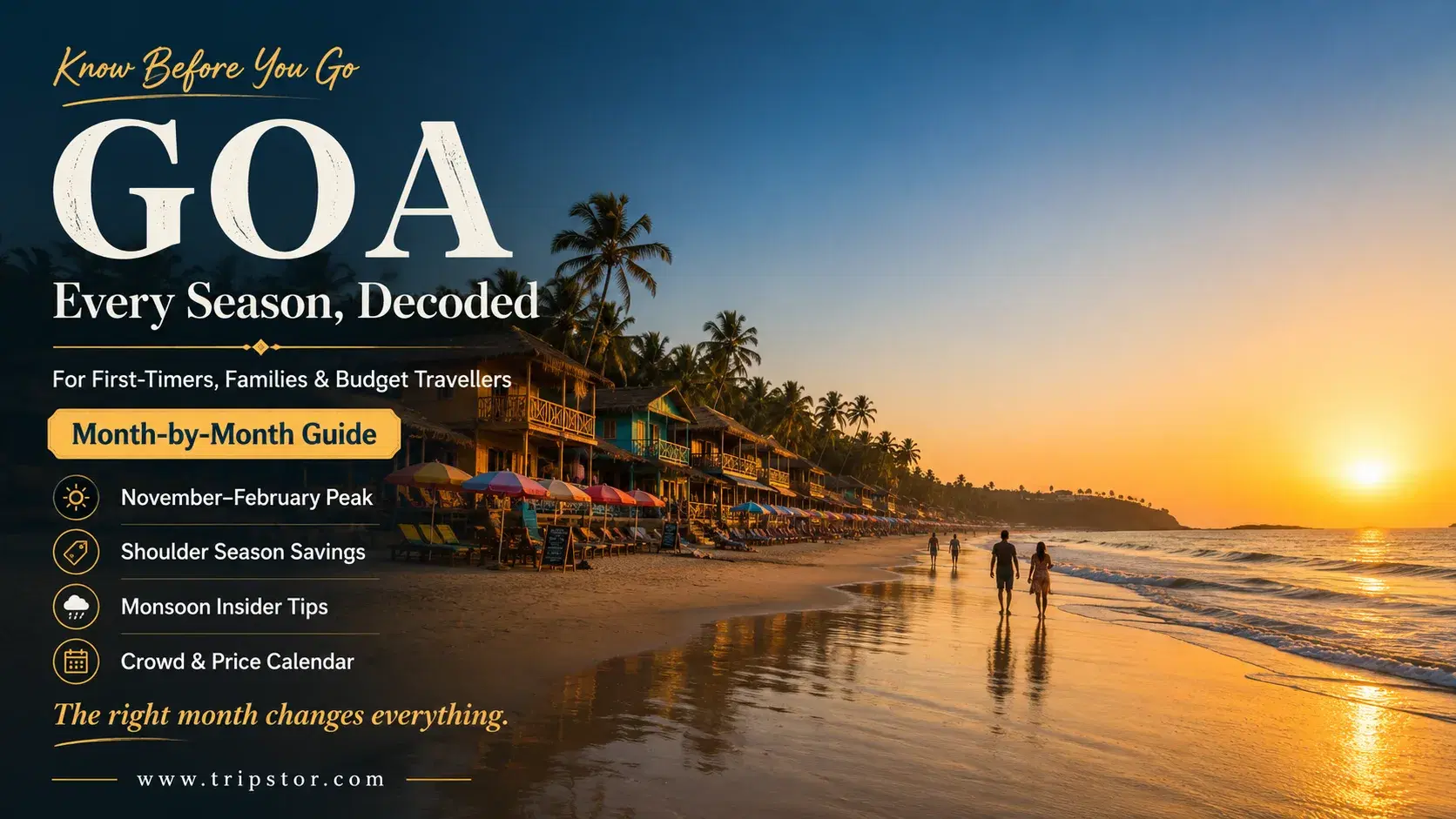 Best Time to Visit Goa: Month-by-Month Season Guide — best time to visit goa — Goa | Tripstor
