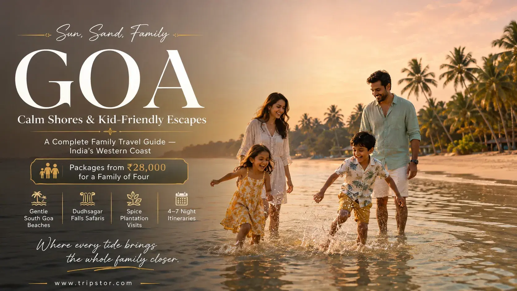 Goa Family Tour Package: Kid-Friendly Stays & Activities — goa family tour package — Goa | Tripstor