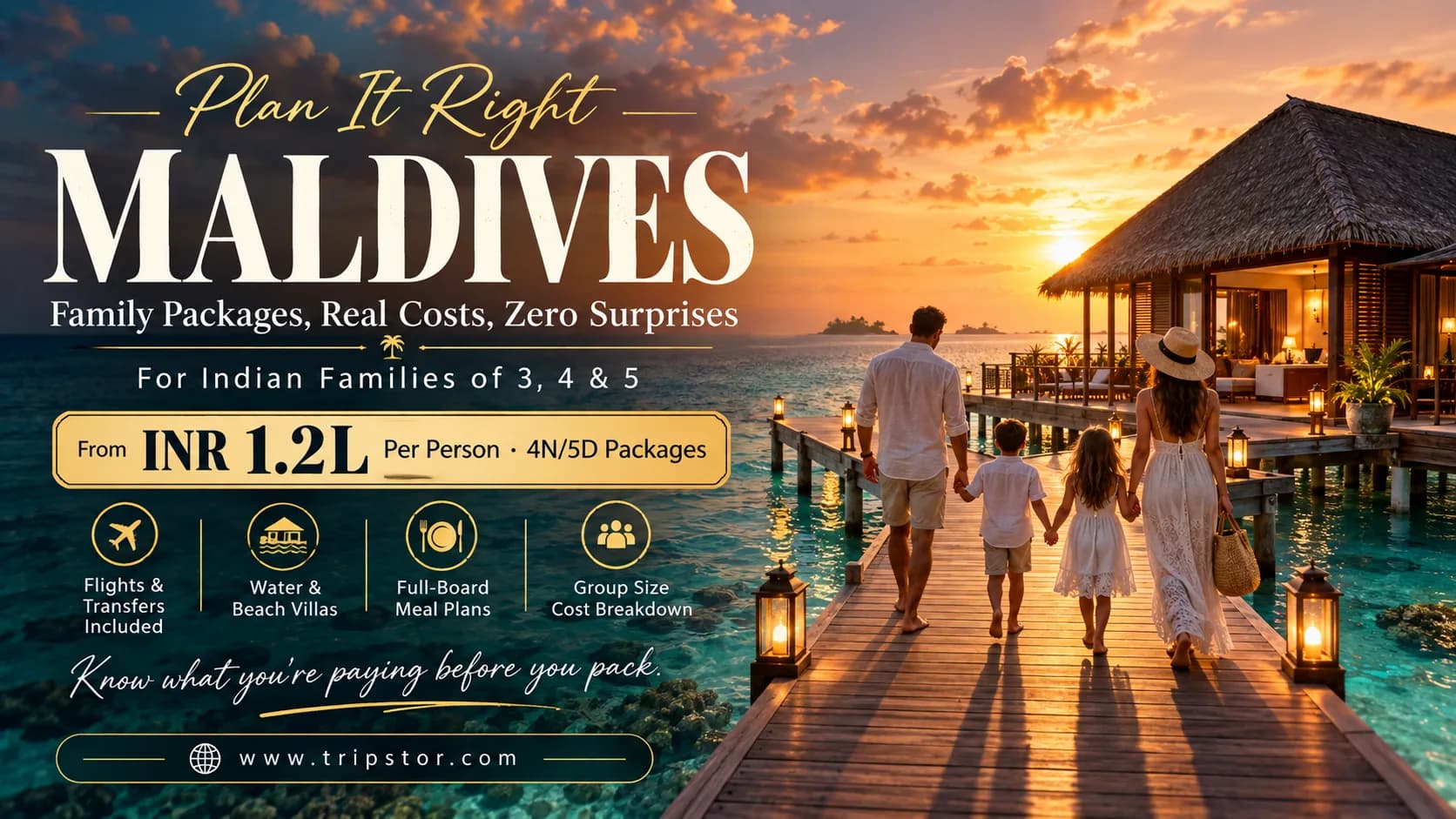 Maldives Family Packages for 3, 4 & 5 People: What's Included & What It Really Costs — Maldives Family Packages — Maldives | Tripstor