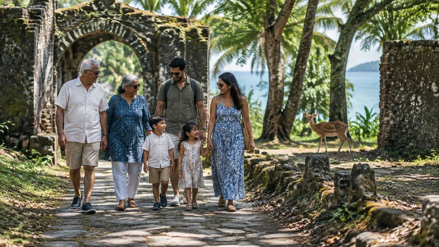 Andaman Ross Island Escape Family Holiday 6N 7D