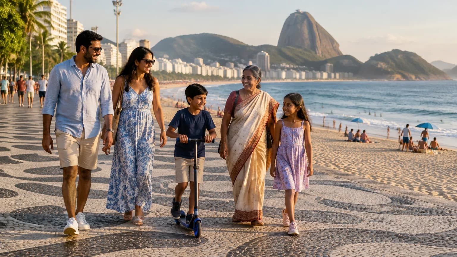 Brazil Copacabana Beach Family Holiday 7N 8D