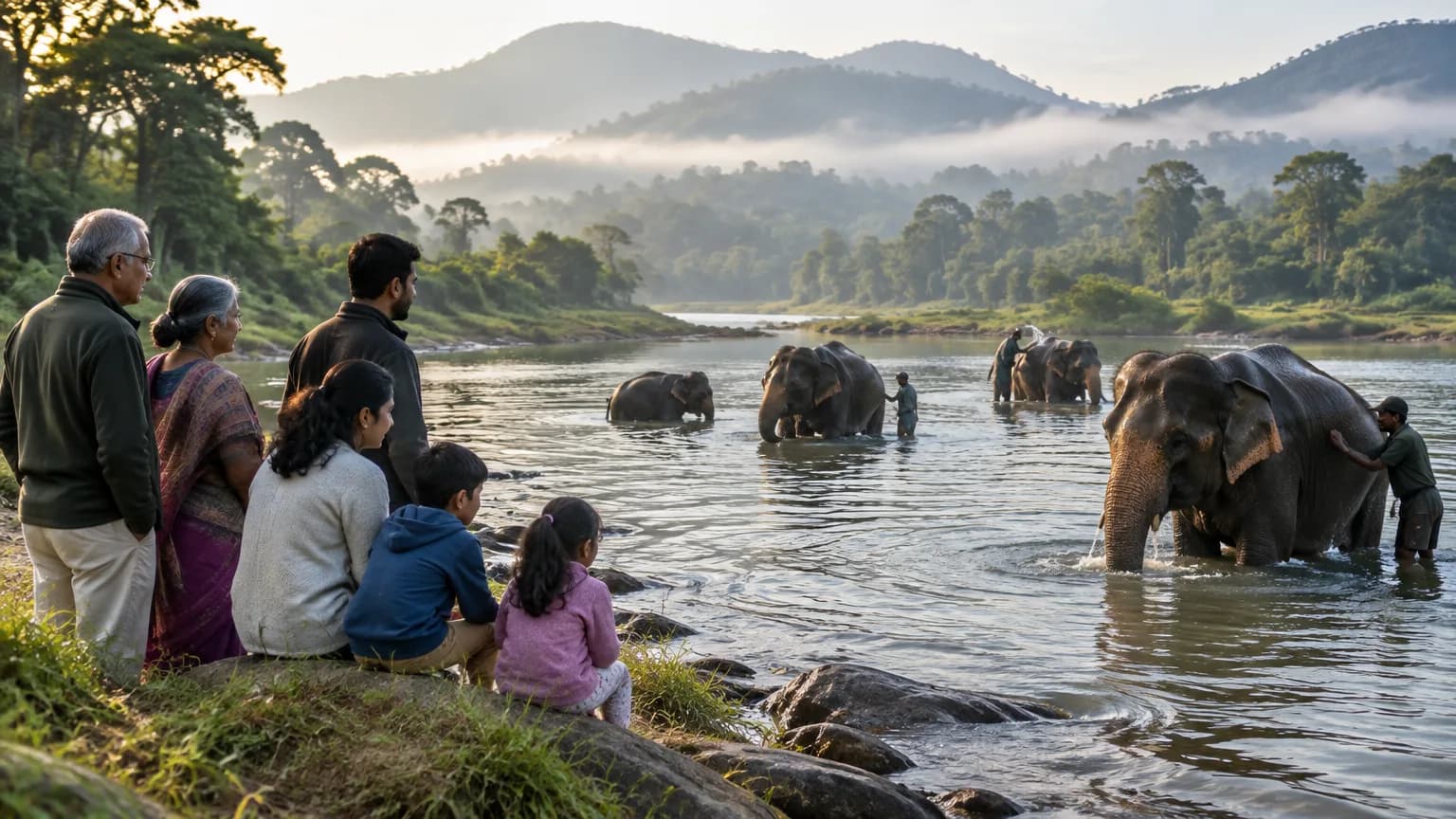 Coorg Dubare Elephant Camp Family Holiday 5N 6D