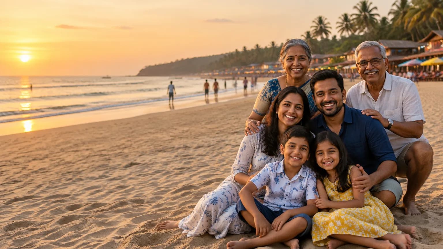 Goa Calangute & Dudhsagar Family Holiday 5N 6D