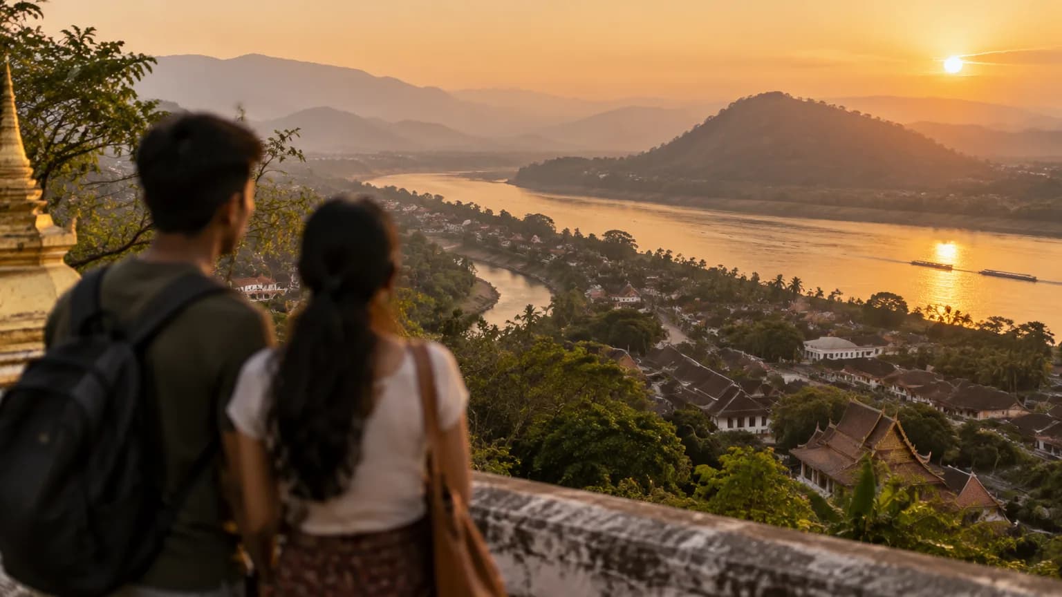 Laos Mount Phou Si Honeymoon 6N 7D