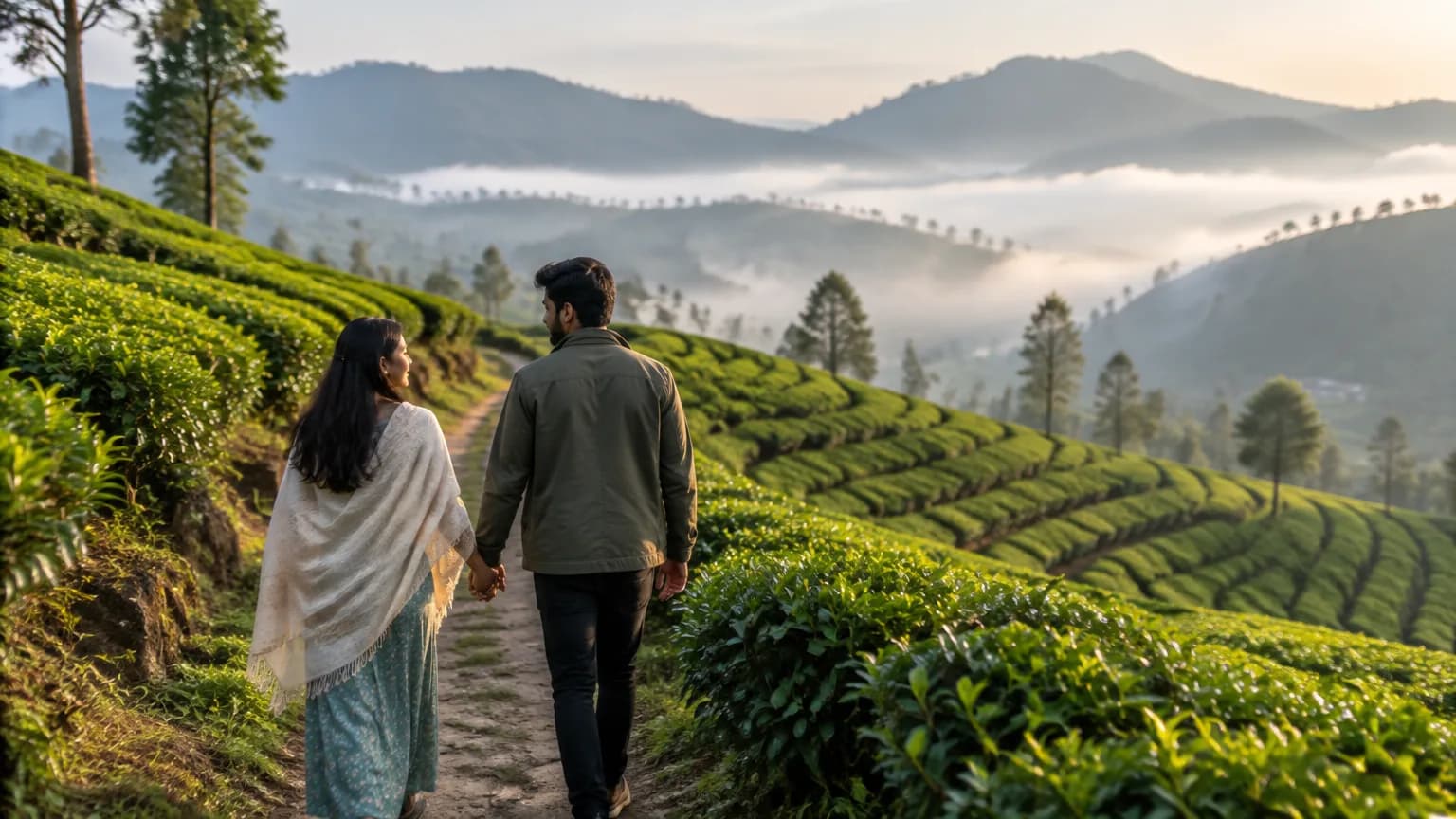 Munnar Tea Plantation Honeymoon 5N 6D
