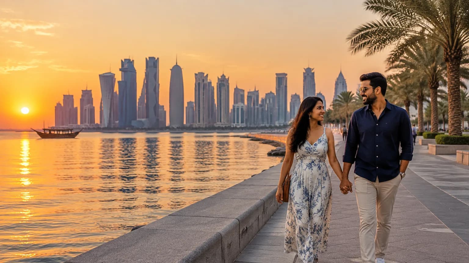 Qatar Corniche & Souq Waqif Honeymoon 4N 5D