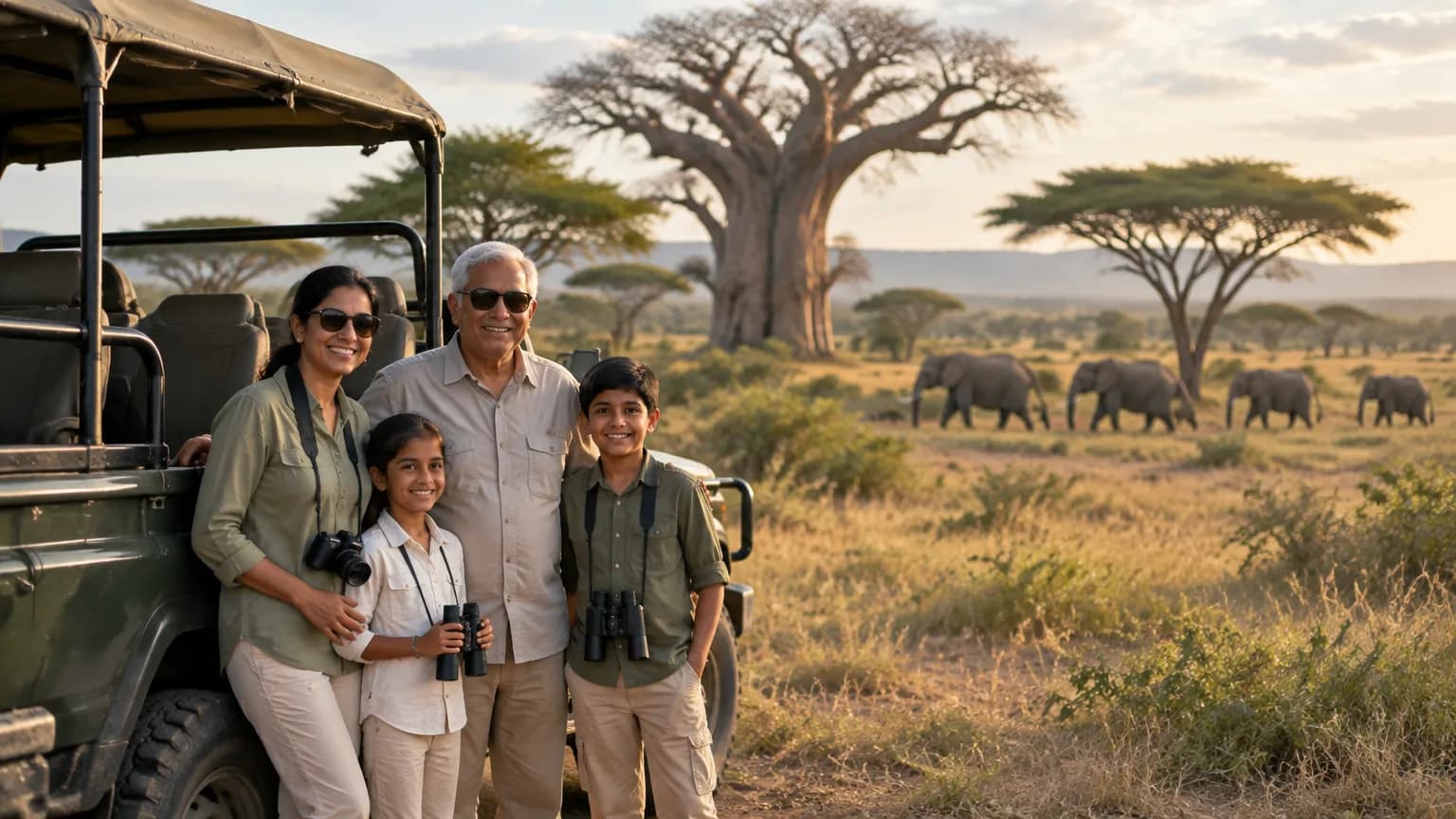 Tanzania Ngorongoro & Tarangire Family Holiday 8N 9D